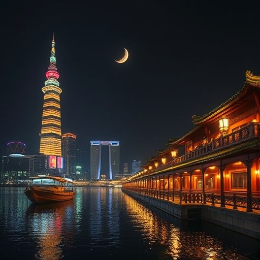 广州繁华夜景