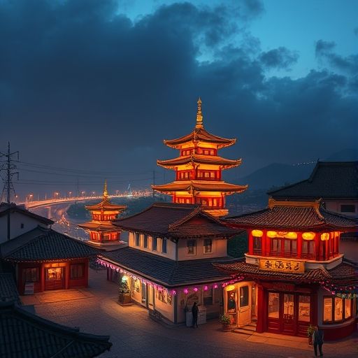 广州璀璨夜景
