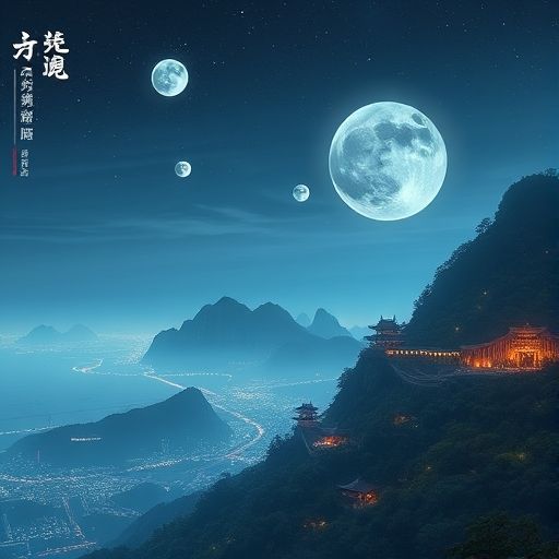夜晚罗湖小巷茶肆的古朴门头