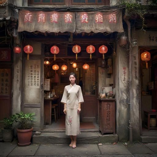 低调的茶室外观