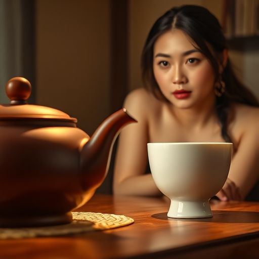 茶壶茶杯的精致细节