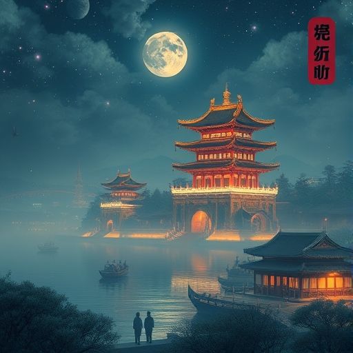 广佛夜幕下的休闲场所