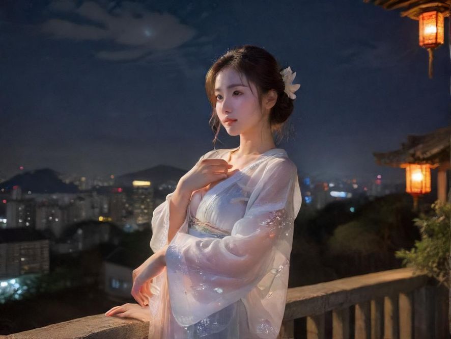 广州夜场灯光闪烁充满活力的景象