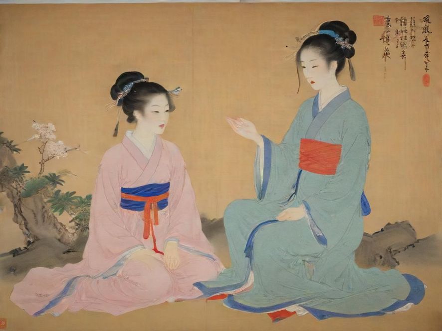 一群蒲友在论坛交流区轻松闲聊，氛围温暖，灯光柔和。