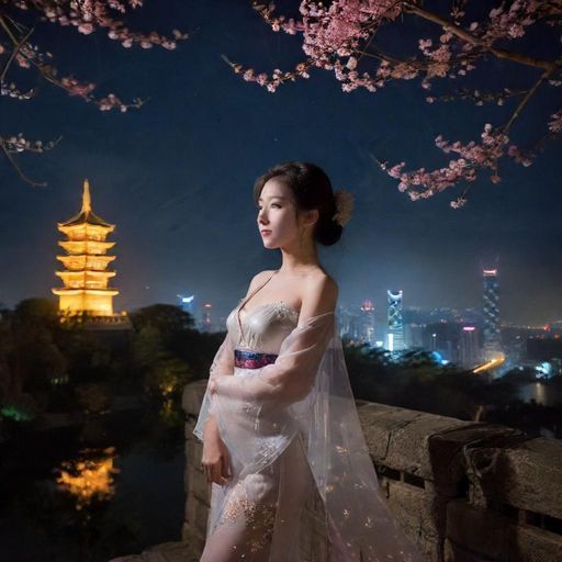 广佛深璀璨的城市夜景