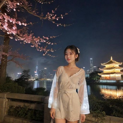 夜场会所门面夜景