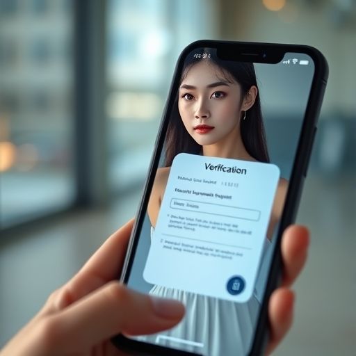 正在查看手机屏幕上的桑拿验证报告