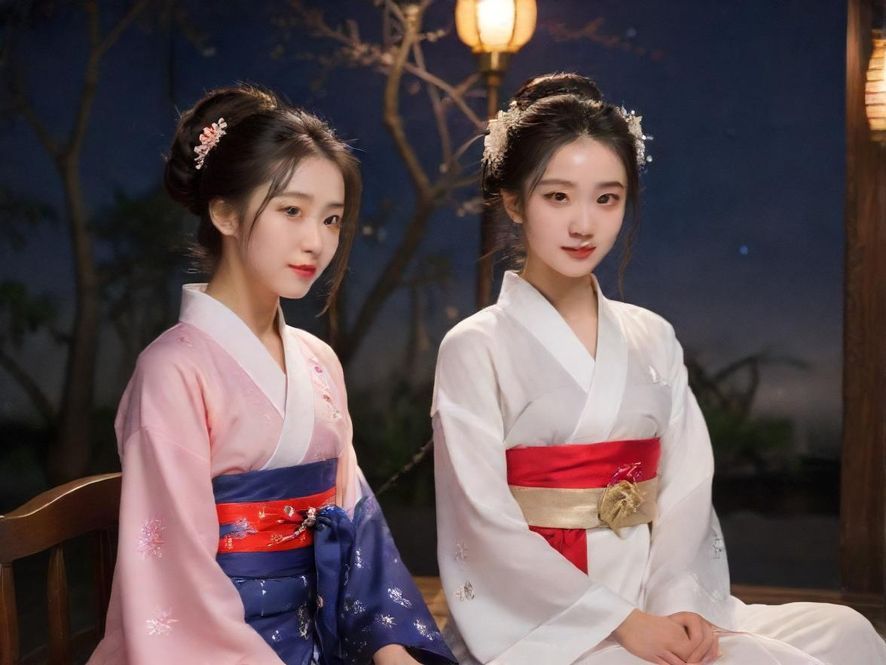 一家奢华夜总会内部，采用广角镜头拍摄，霓虹灯光闪烁，装饰华丽