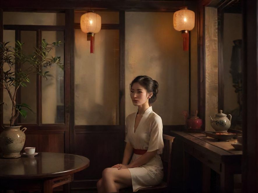 广州私密茶社内部氛围展示