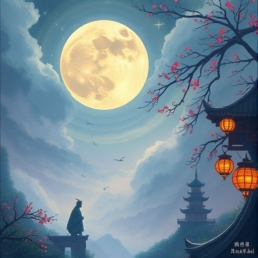 广州花社区夜色下夜场俯瞰