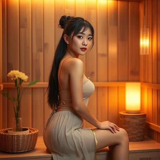 桑拿会所技师服务场景