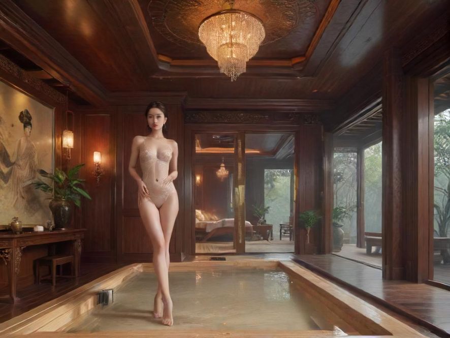 悦来香广东会所豪华桑拿包厢实景图