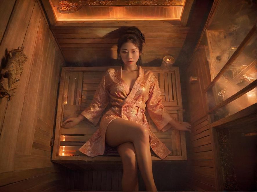 夜场桑拿会所豪华汗蒸房实景