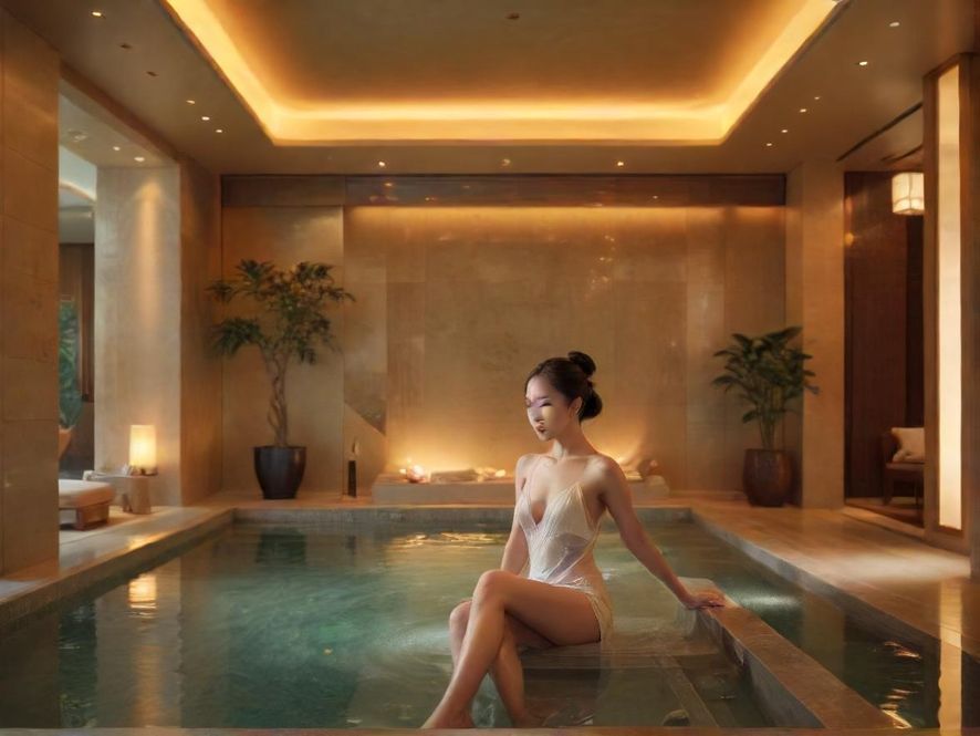 广州豪华水疗中心休息区域