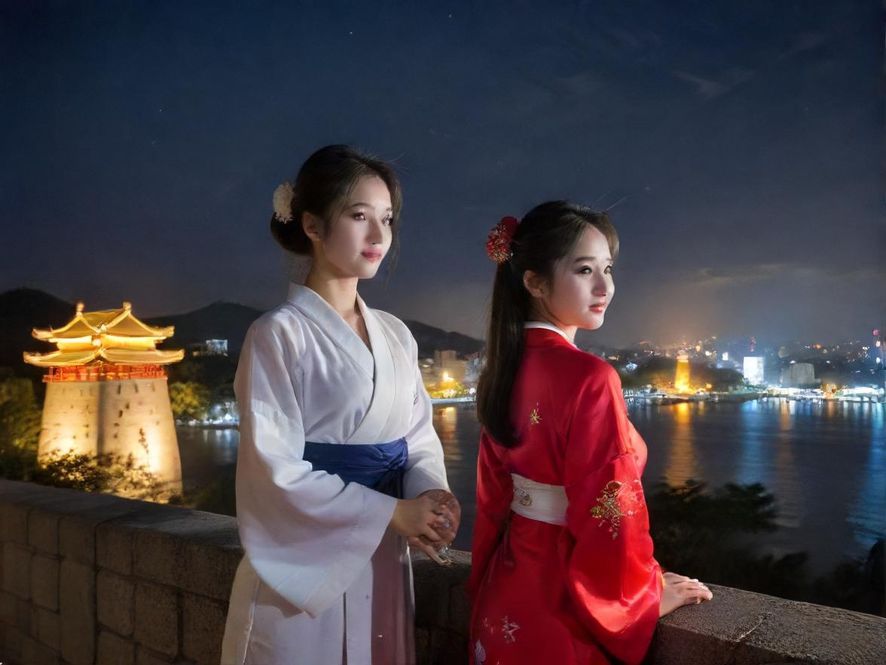 广州夜场会所夜景氛围图