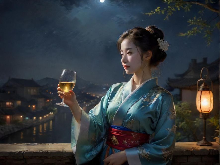 璀璨的城市夜景