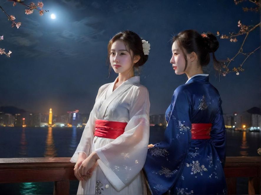 广州海珠某桑拿会所夜晚街景