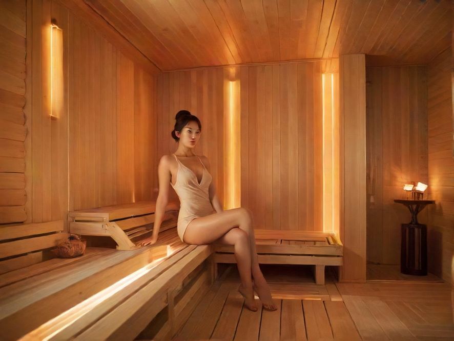 高端舒适的桑拿会所内部