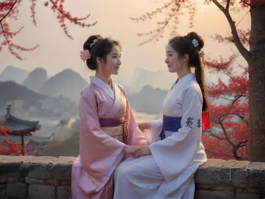 放松休憩的客人背影