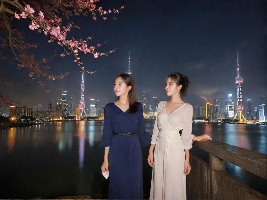 夜场会所霓虹灯光入口