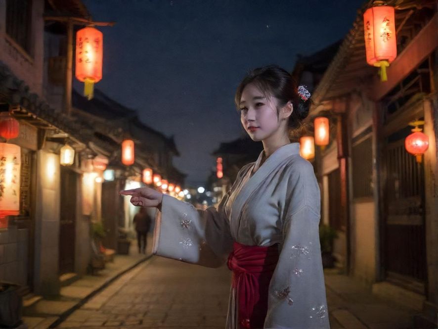 绚烂的都市夜景