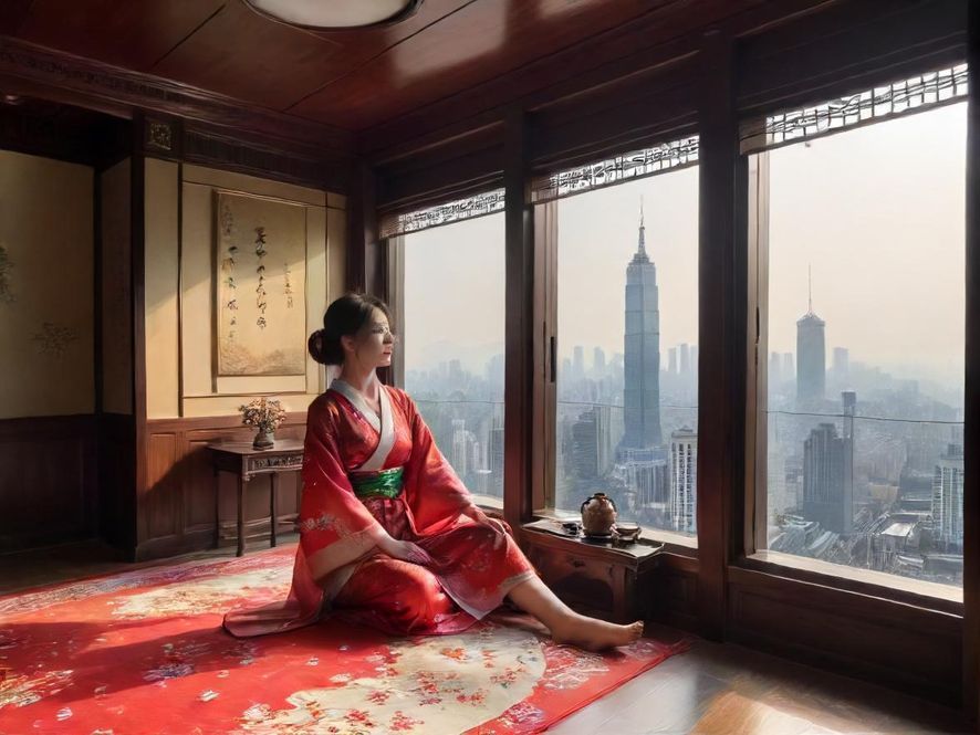 广州足丝会所温馨按摩室一角