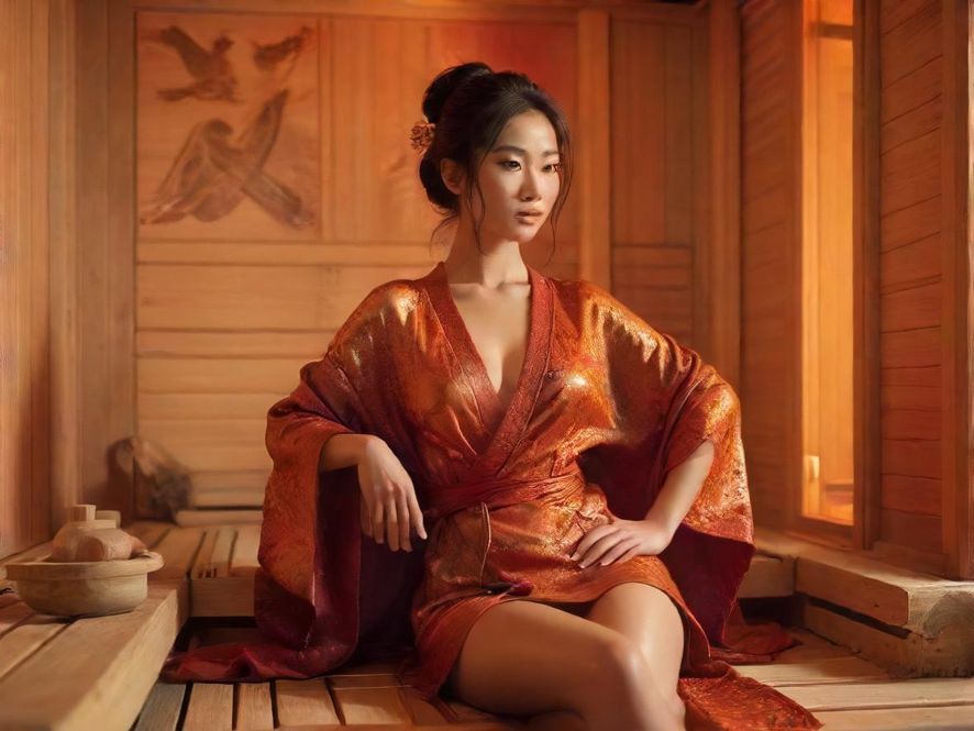 深圳桑拿会所内部的桑拿房