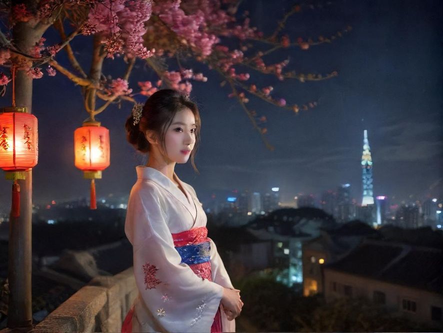 广州隐藏的休闲场所夜晚街景