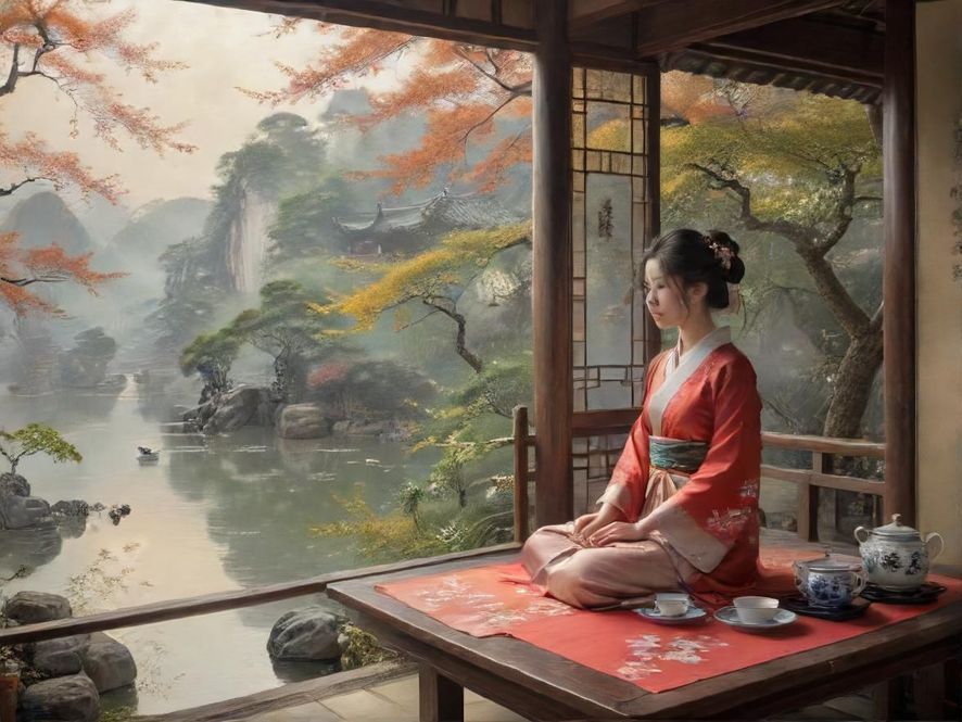 广州喝茶工作室温馨环境展示