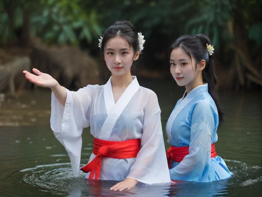 俯瞰视角下的静谧水疗池