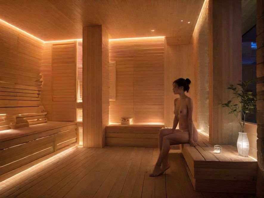 广州桑拿会所休息区环境