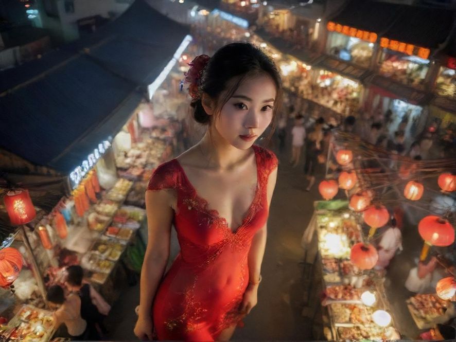 番禺夜晚街景,暗示寻找和验证的场景