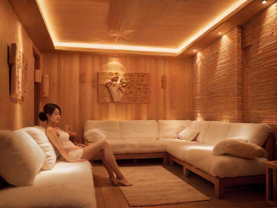 深圳桑拿会所温馨休息区环境