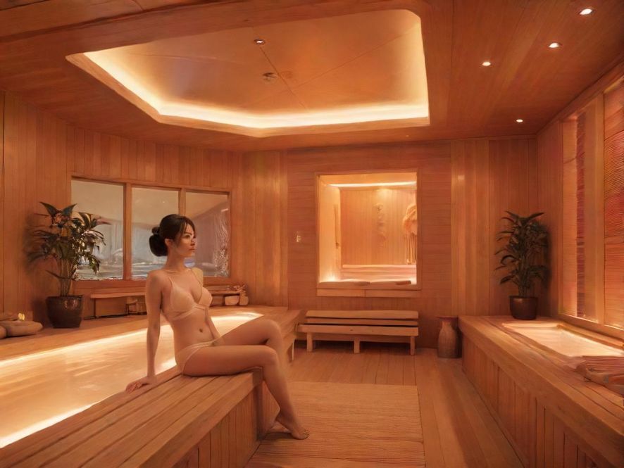 罗湖港富技师会所室内环境展示