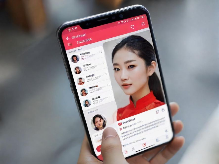 手机屏幕上显示着qm网犬马之家的信息列表