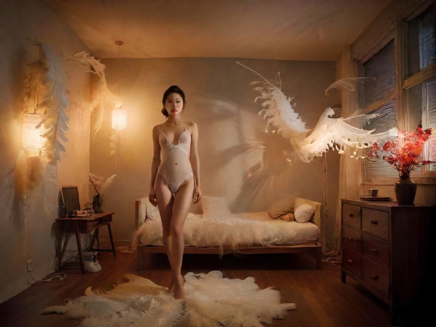 一间布置现代简约、干净舒适的私人工作室内部