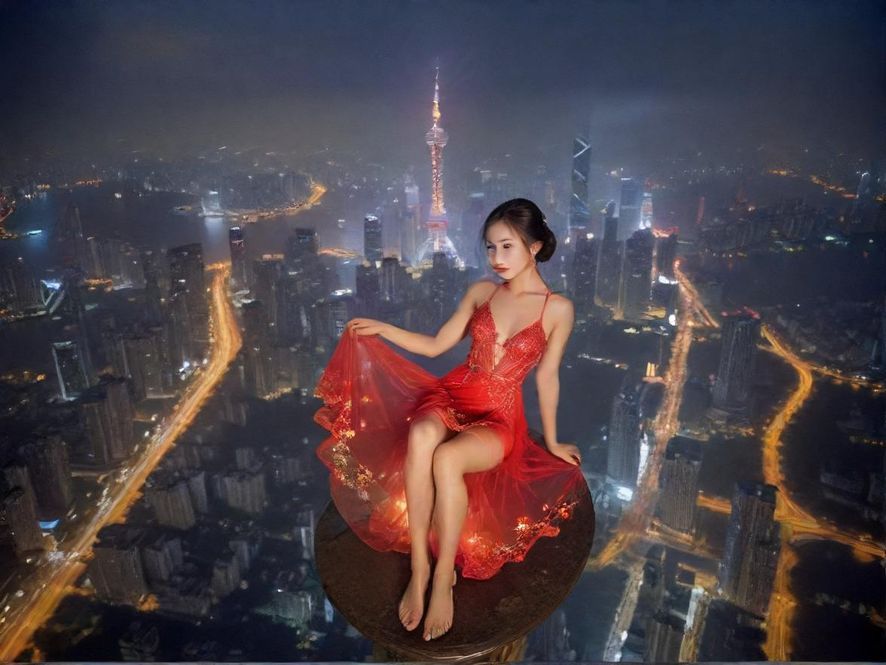 广州夜场桑拿都市夜景