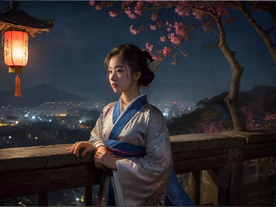 嘉禾望岗区域夜景