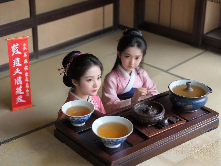 温州茶艺表演现场氛围展示