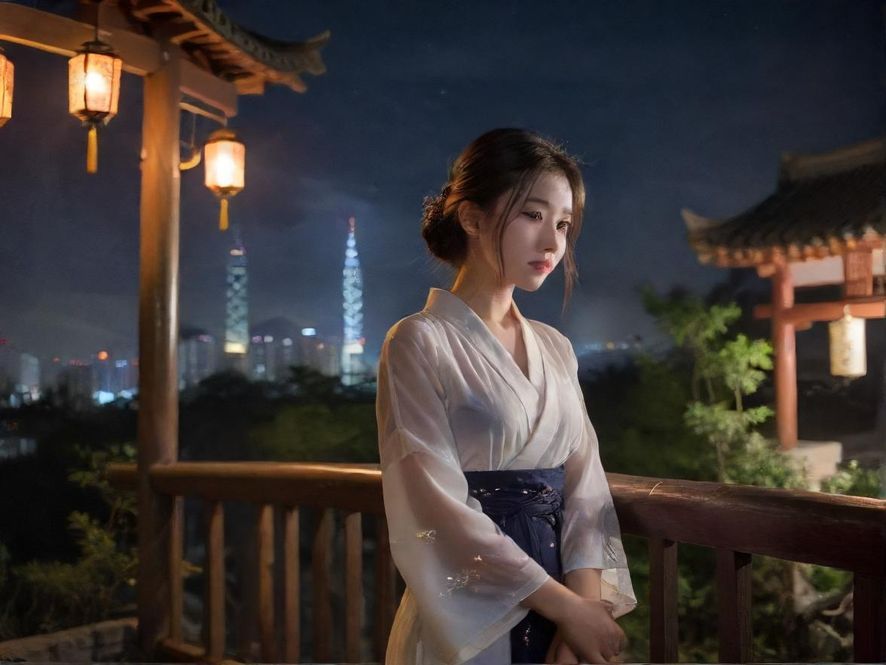 深圳高端休闲会所入口夜景