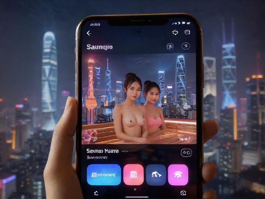 广州桑拿APP界面展示及操作示意