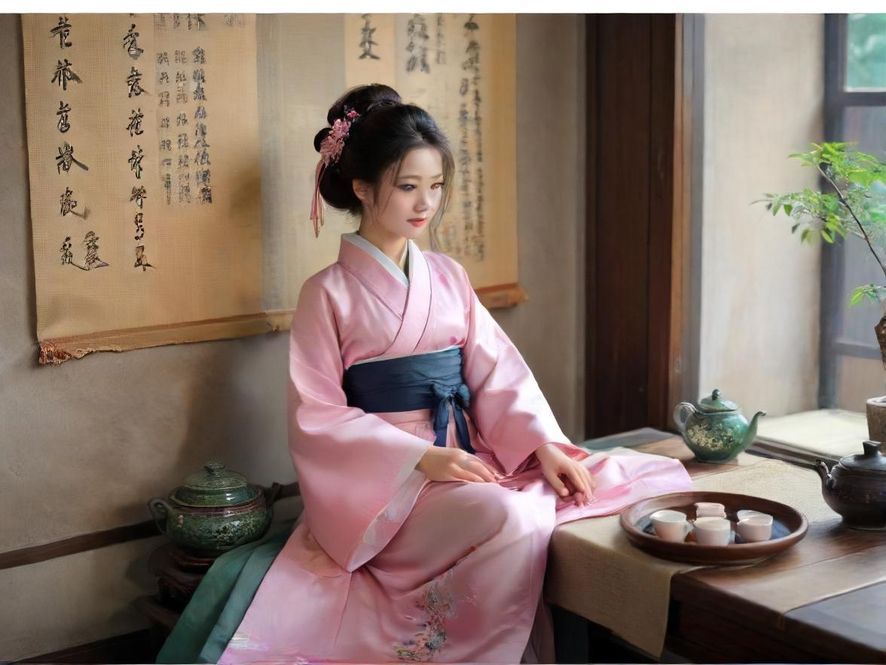 品茶美女茶艺展示