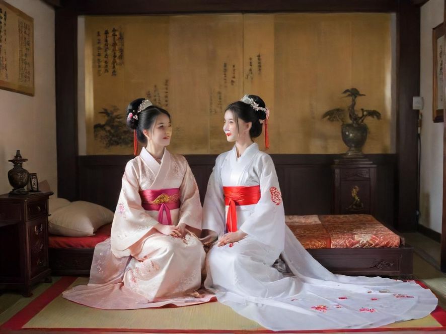 一位年轻女性在温馨咖啡厅中优雅放松,享受闲暇时光