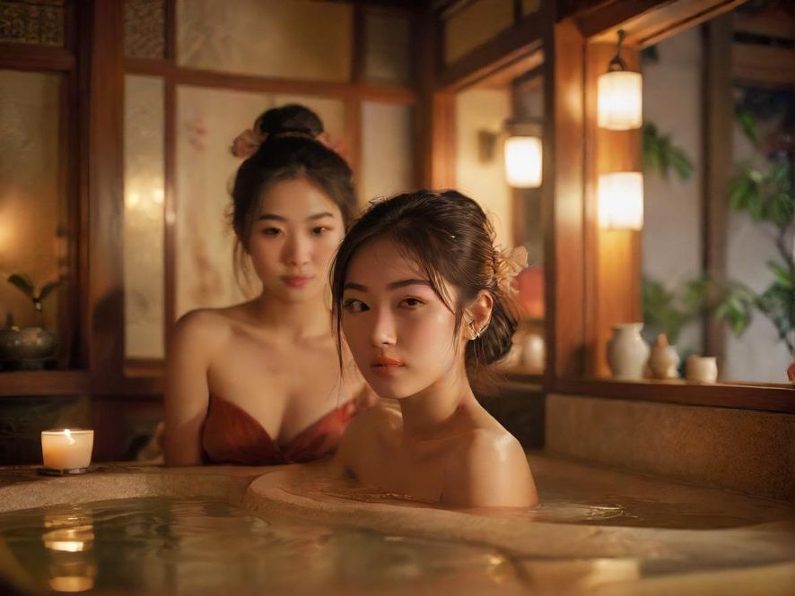 一家私人茶馆内部的温馨场景,茶艺师正在泡茶,光线柔和,氛围宁静。