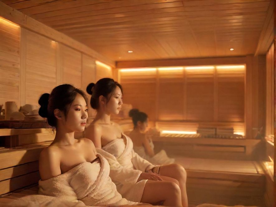 广州高端桑拿馆内部环境舒适写实照