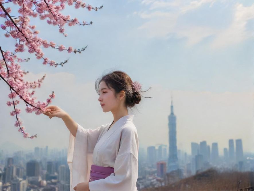 魅力女性在私密艺术空间中品味生活,散发着迷人的气质